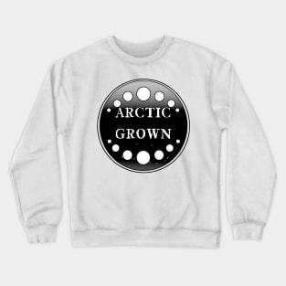 Arctic Grown -black and white Crewneck Sweatshirt